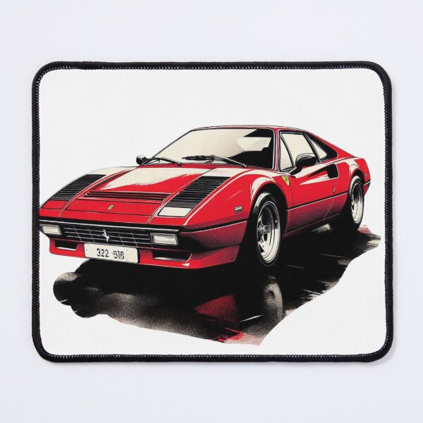 Item preview, 1986 Ferrari 328 GTB Classic Sports Car Artwork - Exclusive Redbubble Design designed and sold by MiszungART.