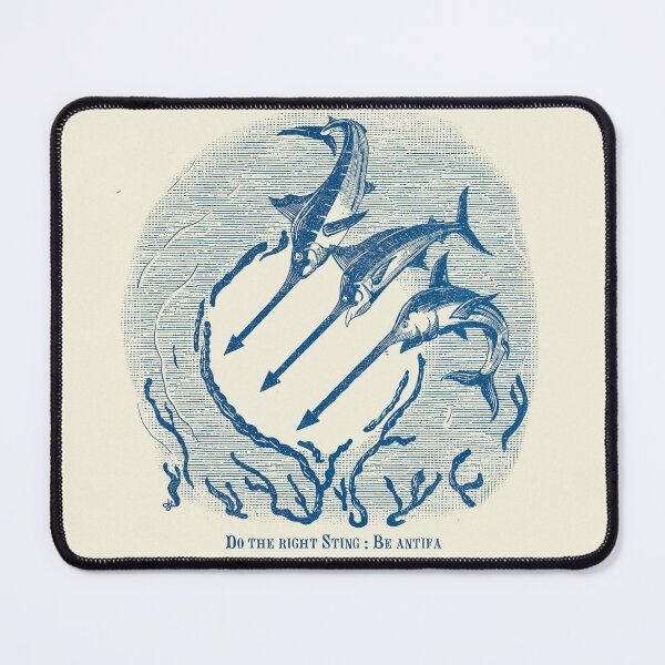 Item preview, Do the right sting : Antifa Swordfish designed and sold by Loki Propagandart.