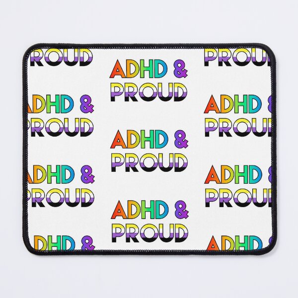 Item preview, ADHD & proud - nonbinary designed and sold by ramsaybaggins.
