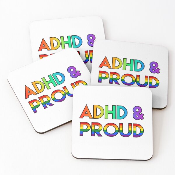Item preview, ADHD & proud designed and sold by ramsaybaggins.