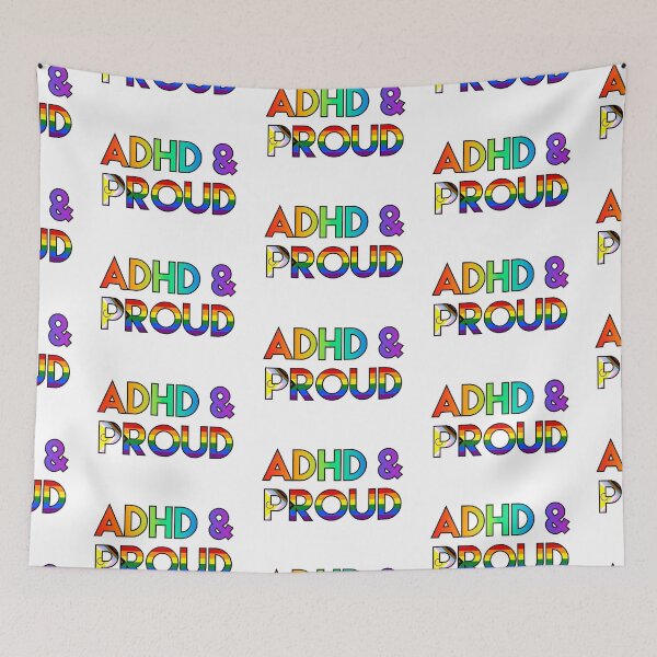Item preview, ADHD & proud - intersex designed and sold by ramsaybaggins.