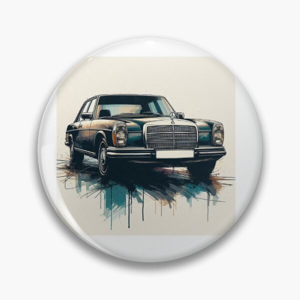 Item preview, Vintage 1991 Mercedes 600 SEL W140 Artwork - Classic Car Enthusiast’s Choice designed and sold by MiszungART.
