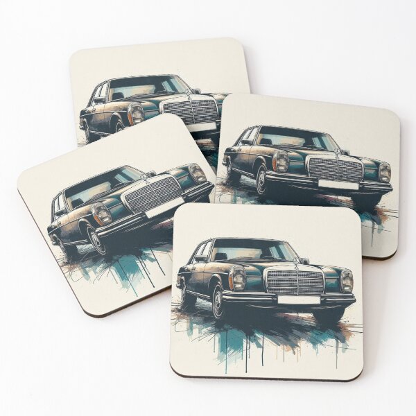 Item preview, Vintage 1991 Mercedes 600 SEL W140 Artwork - Classic Car Enthusiast’s Choice designed and sold by MiszungART.