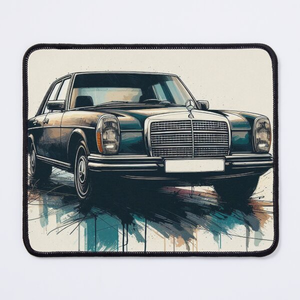 Item preview, Vintage 1991 Mercedes 600 SEL W140 Artwork - Classic Car Enthusiast’s Choice designed and sold by MiszungART.