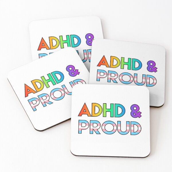 Item preview, ADHD & proud - transgender designed and sold by ramsaybaggins.