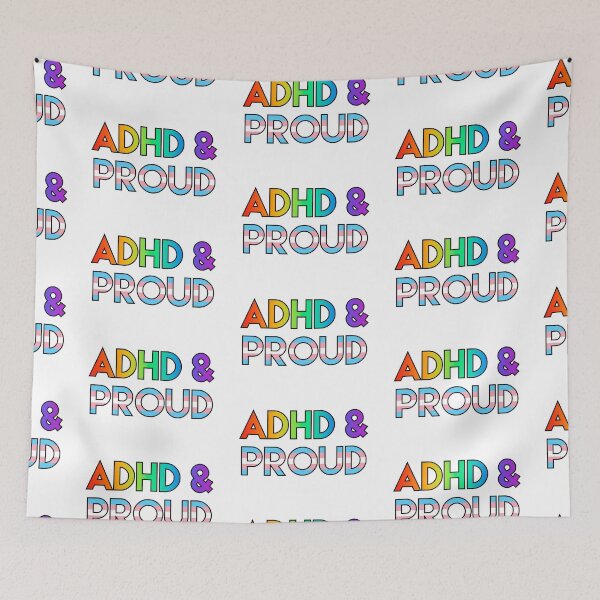 Item preview, ADHD & proud - transgender designed and sold by ramsaybaggins.