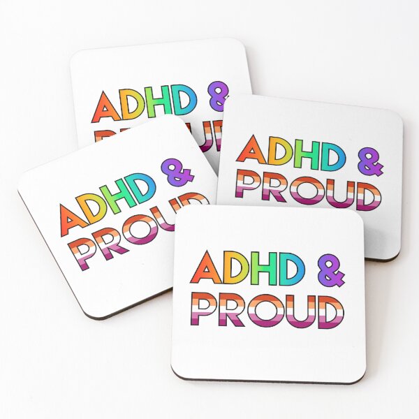 Item preview, ADHD & proud - lesbian designed and sold by ramsaybaggins.