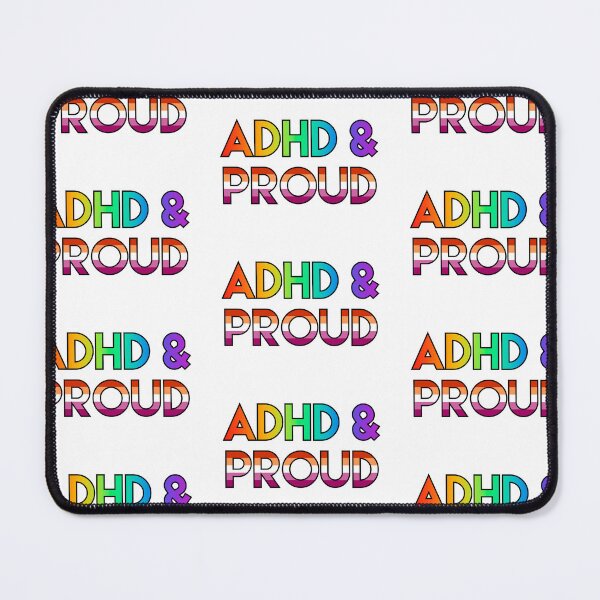 Item preview, ADHD & proud - lesbian designed and sold by ramsaybaggins.