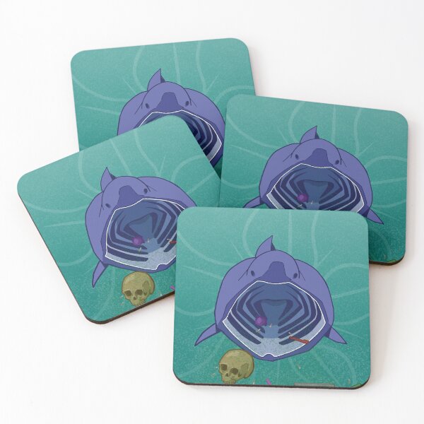 Item preview, Basking Shark illistration designed and sold by ColourMinx.