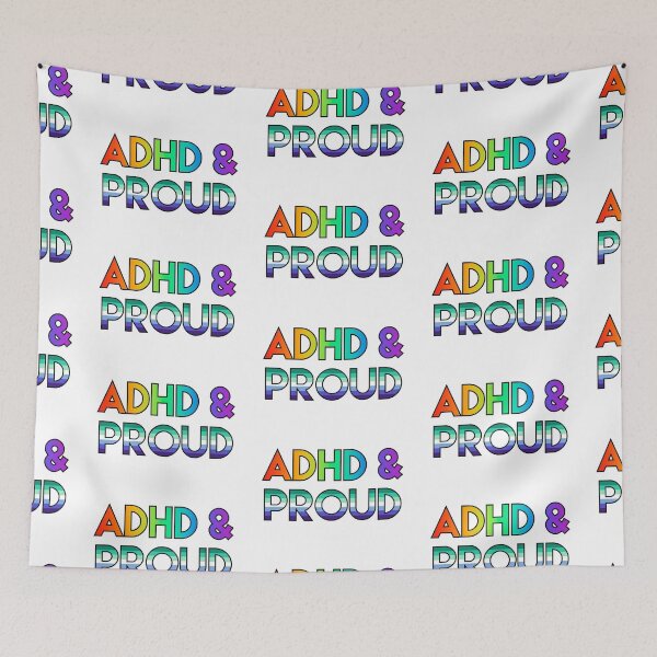 Item preview, ADHD & proud - gay designed and sold by ramsaybaggins.
