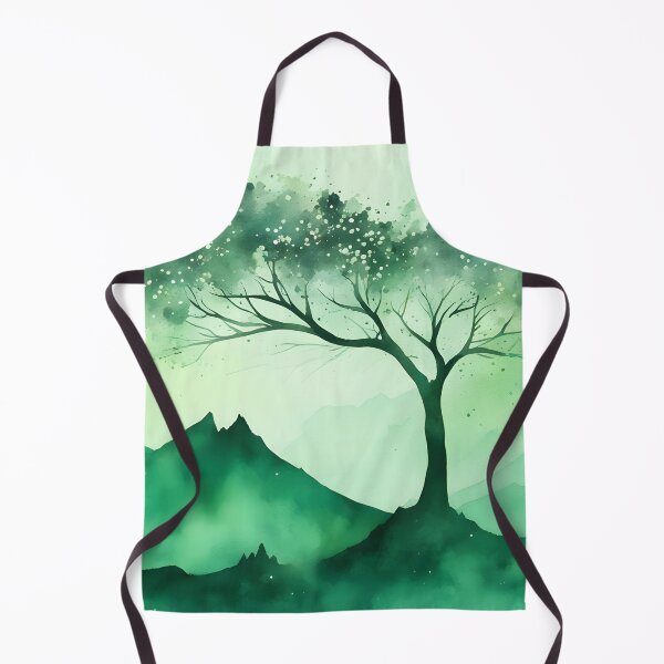 Item preview, Silhouette Tree on Green Mountain designed and sold by CalmnessbyChoice.