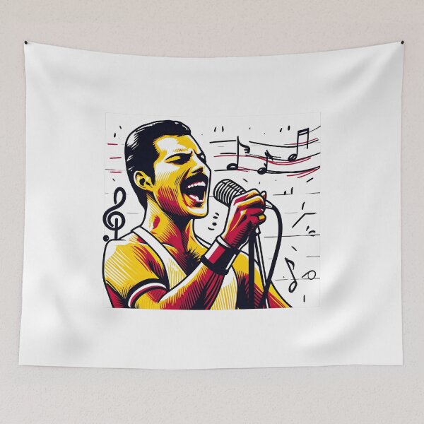 Item preview, Dynamic Performer - Colorful Art - Rock Music designed and sold by Fenay Designs.
