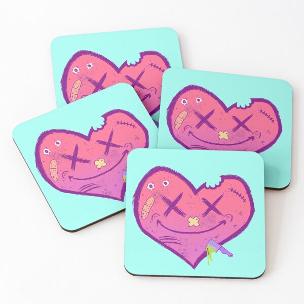 Item preview,  Broken Heart Grunge Punk Rock Smiley designed and sold by SilentWill94.