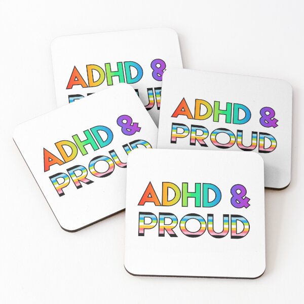 Item preview, ADHD & proud - queer designed and sold by ramsaybaggins.