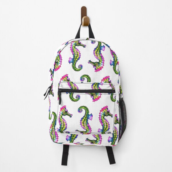 Item preview,  Seahorses on white fabric design designed and sold by TerenceLacey.
