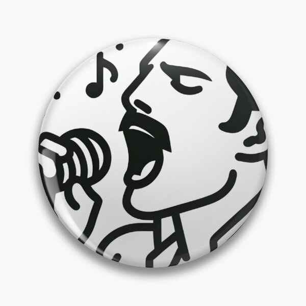 Item preview, Passionate Singer - Line Art - Rock Music designed and sold by Fenay Designs.