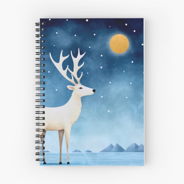 Item preview, Moonlit Arctic Stag designed and sold by PawPrintStyles.