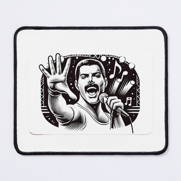 Item preview, Electrifying Singer - Line Art - Rock Music designed and sold by Fenay Designs.