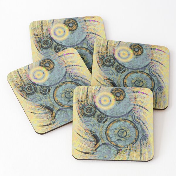 Item preview, Yellow Circle Spin Abstract designed and sold by CarolM.