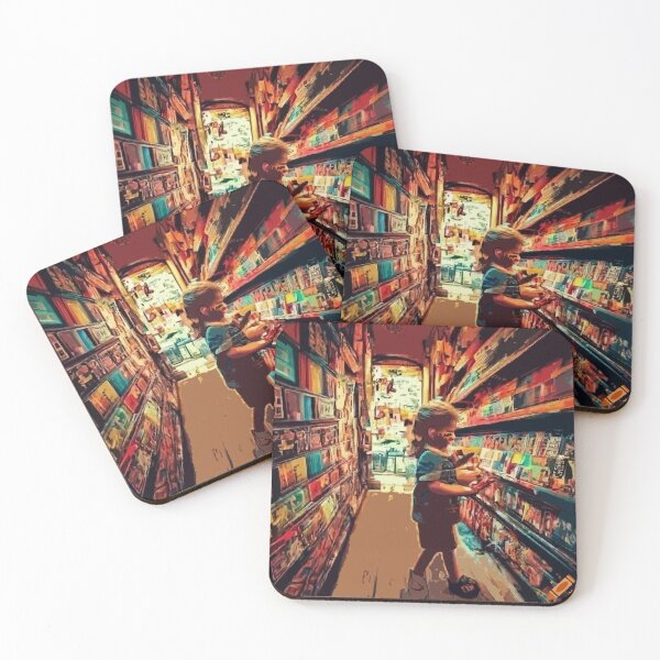 Item preview, Literary Treasures: Vintage Bookstores designed and sold by bb-15artstudio.