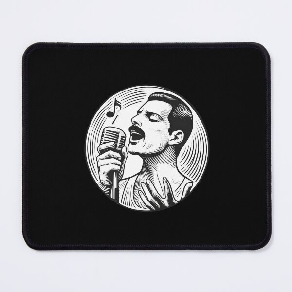 Item preview, Intense Singer - Line Art - Rock Music designed and sold by Fenay Designs.