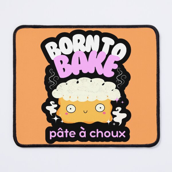 Item preview, Born To Bake Cute Kawaii Choux Puff designed and sold by Renata Illustrata.