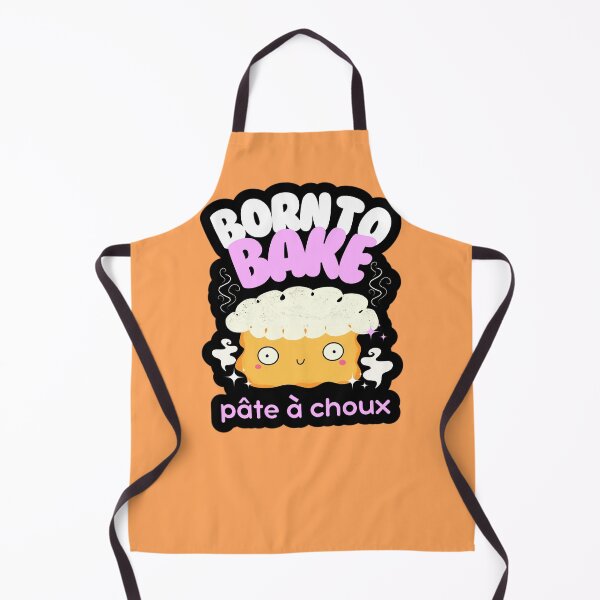 Item preview, Born To Bake Cute Kawaii Choux Puff designed and sold by Renata Illustrata.