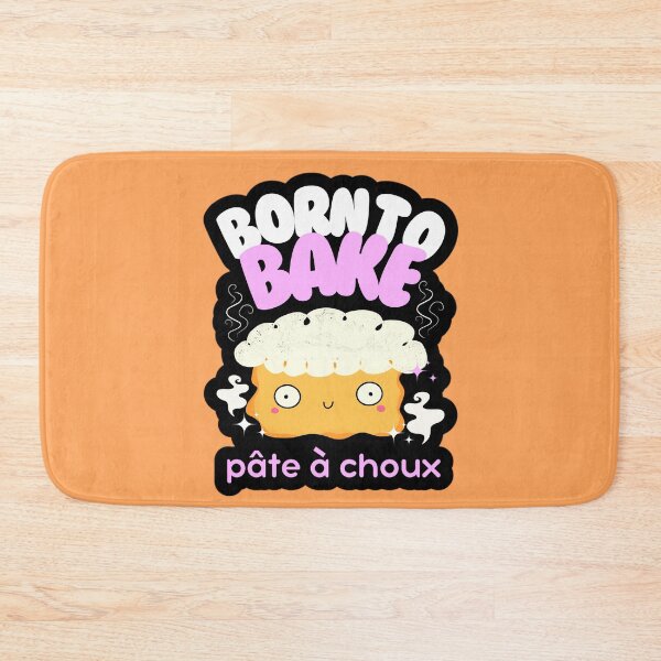 Item preview, Born To Bake Cute Kawaii Choux Puff designed and sold by Renata Illustrata.