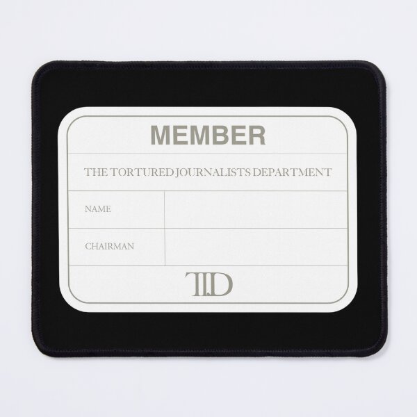 Item preview, Tortured Journalists Department Membership Card designed and sold by CarolynBurt.