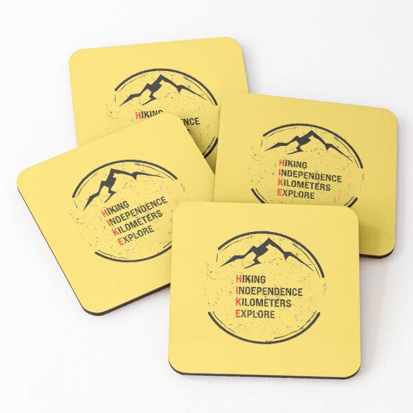 Item preview, HIKE - Hiking Independence Kilometers Explore - ideal gift for hiking lovers designed and sold by ArtYourStyle.