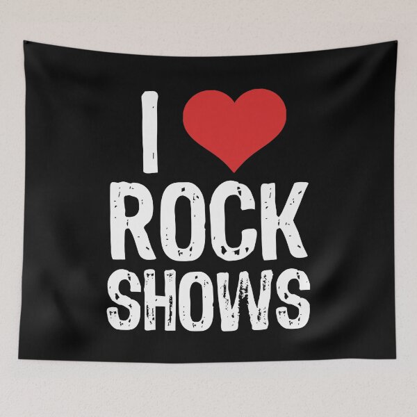 Item preview, I Love Rock Shows designed and sold by The "I Love Everything" Shop.