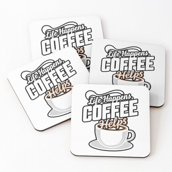 Item preview, Life Happends Coffee Helps! Coffee lover designed and sold by PMCreative.