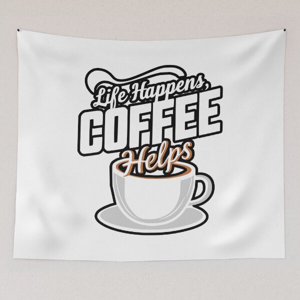 Item preview, Life Happends Coffee Helps! Coffee lover designed and sold by PMCreative.