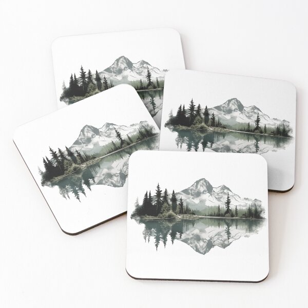 Artikelvorschau, Schöne Landschaft mit Berge, Geschenk Wandern entworfen und verkauft von Andrea-Design.