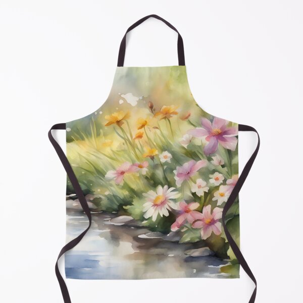 Item preview, Summer Stream with Flowers designed and sold by CalmnessbyChoice.