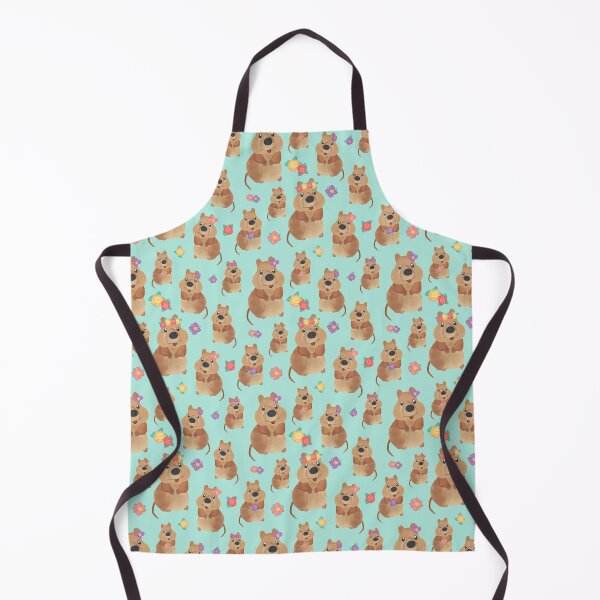 Artikelvorschau, Entzückende Quokkas mit Blumen auf grün entworfen und verkauft von SamAnnDesigns.