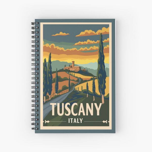 Item preview, Une illustration de voyage vintage de la Toscane - Italie designed and sold by GoodOldVintage.