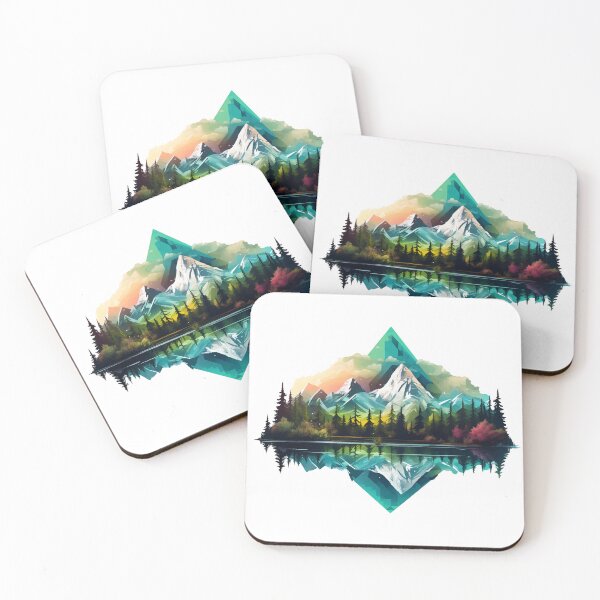 Item preview, Beautiful landscape with mountains, gift hiking designed and sold by Andrea-Design.