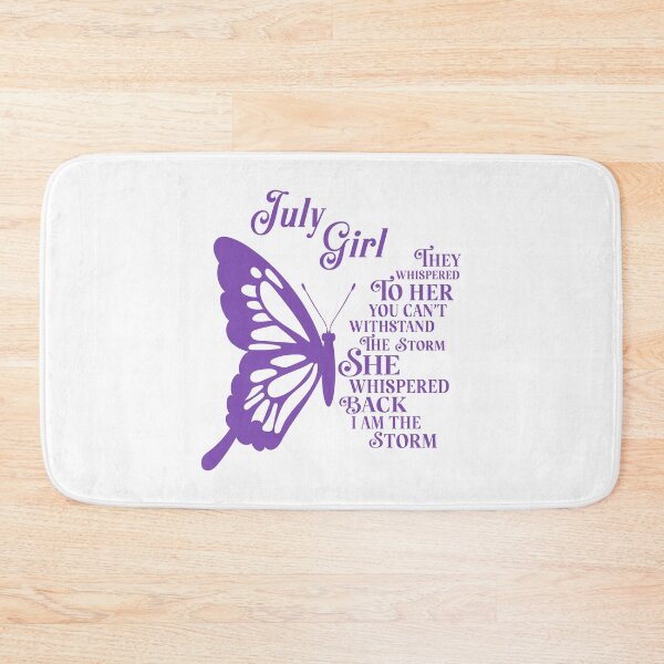 Item preview, July Girl - purple butterfly - they whispered to her you cant withstand the storm designed and sold by EvaAngel.