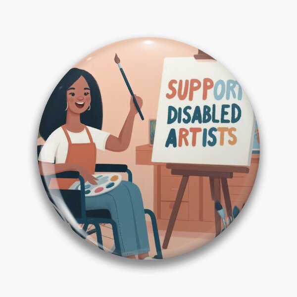 Item preview, Support Disabled Artists designed and sold by Vkinsify.