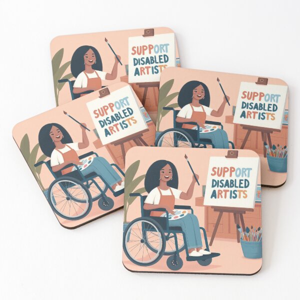 Item preview, Support Disabled Artists designed and sold by Vkinsify.