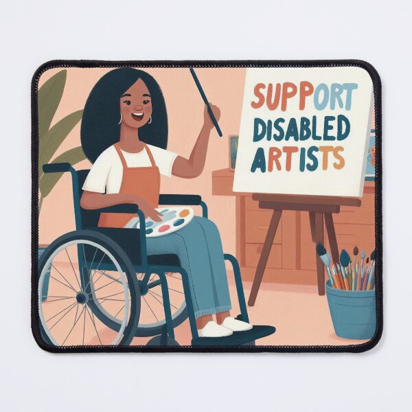 Item preview, Support Disabled Artists designed and sold by Vkinsify.