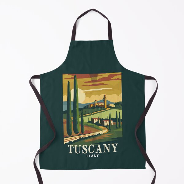 Item preview, A Vintage Travel Illustration of Tuscany - Italy designed and sold by GoodOldVintage.