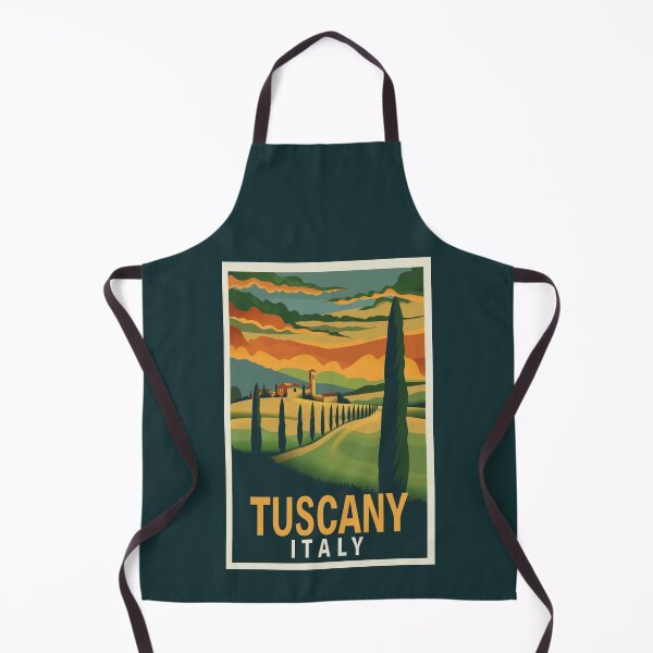 Item preview, A Vintage Travel Illustration of Tuscany - Italy designed and sold by GoodOldVintage.