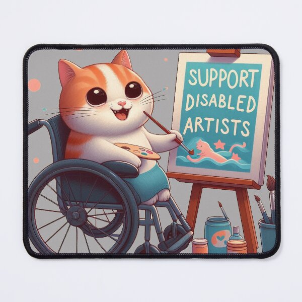 Item preview, Support Disabled Artists designed and sold by Vkinsify.