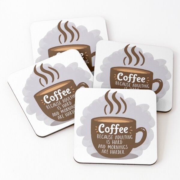 Item preview, Coffee: Adulting Made Easier designed and sold by LaughWear Co..