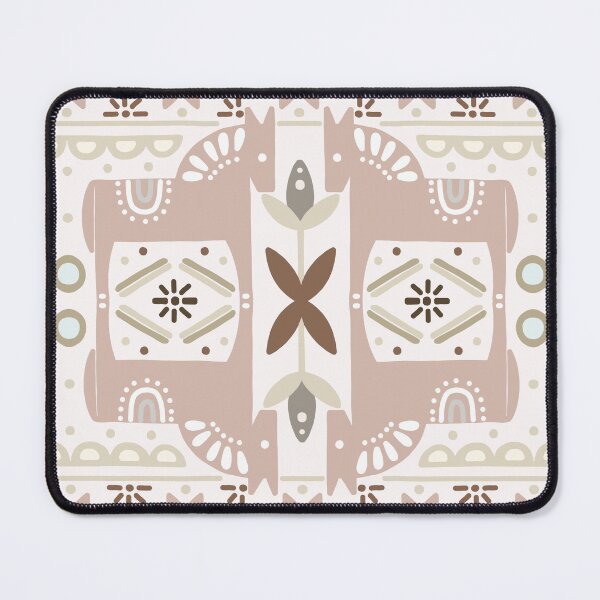 Item preview, Beige Nordic Christmas Pattern designed and sold by PG Illustration.