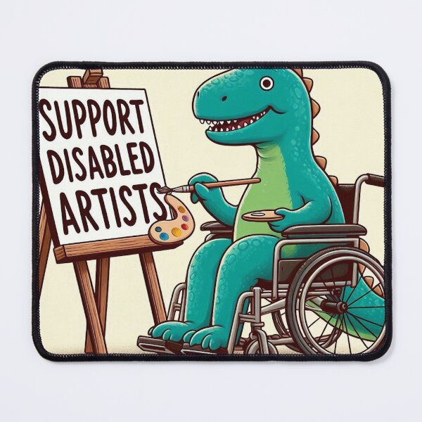 Item preview, Support Disabled Artists designed and sold by Vkinsify.