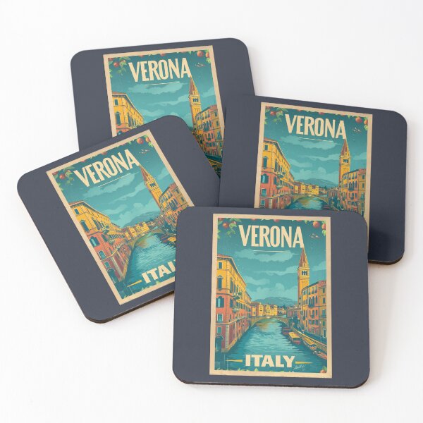Item preview, A Vintage Travel Illustration of Verona - Italy designed and sold by GoodOldVintage.