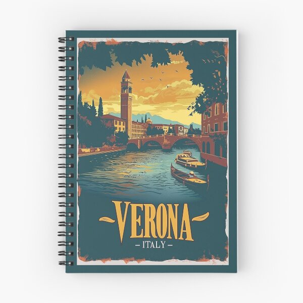 Item preview, A Vintage Travel Illustration of Verona - Italy designed and sold by GoodOldVintage.